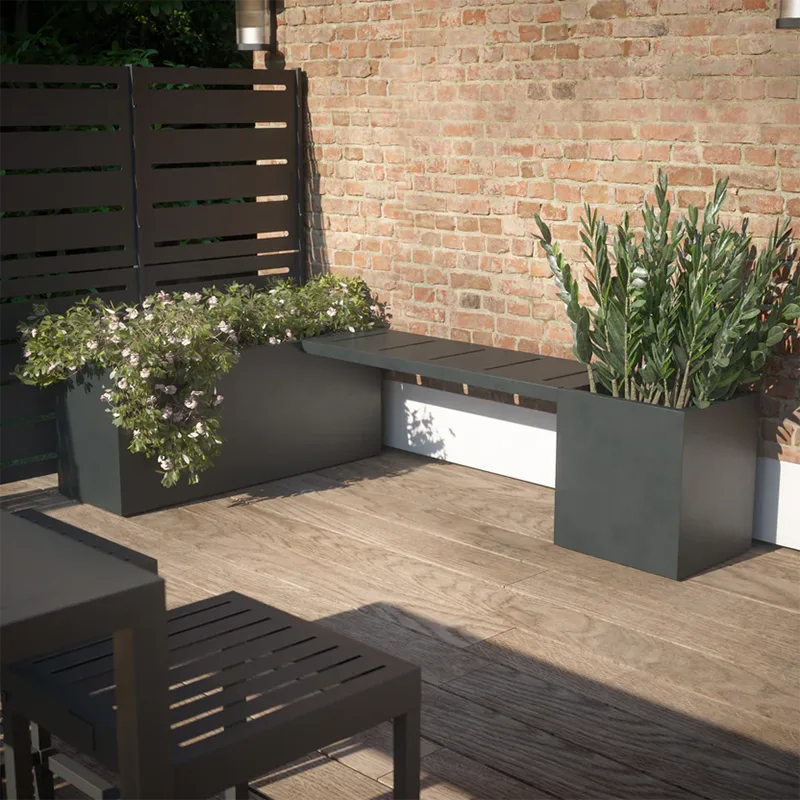 Custom Sized Outdoor Planter Box Custom Sized Outdoor Planter Box
