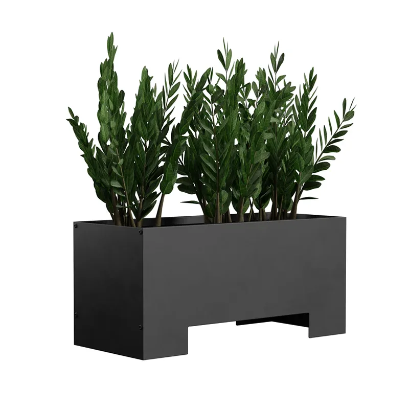 ເຄື່ອງປູກນອກຮູບສີ່ຫຼ່ຽມພ້ອມດ້ວຍຖານຍົກ